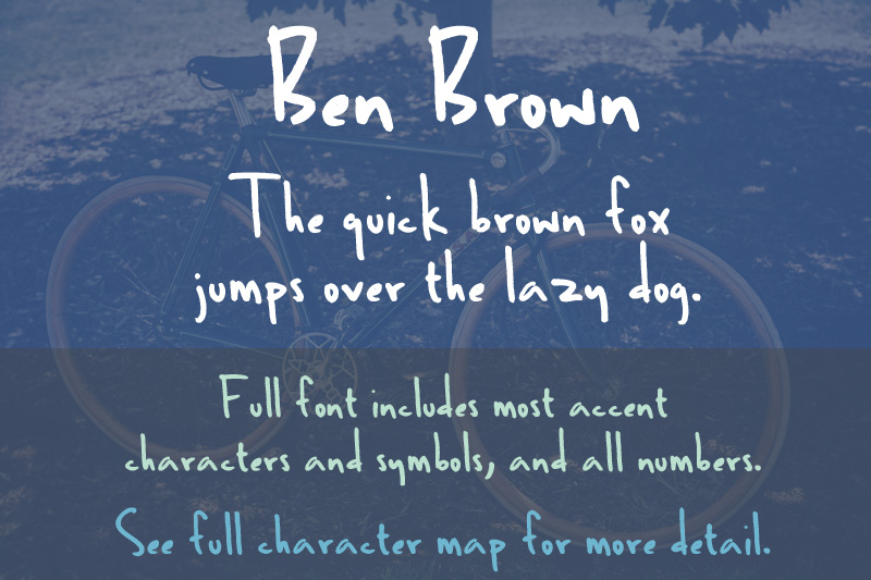 font-sample-ben-brown
