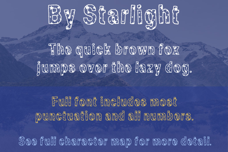 By Starlight Font